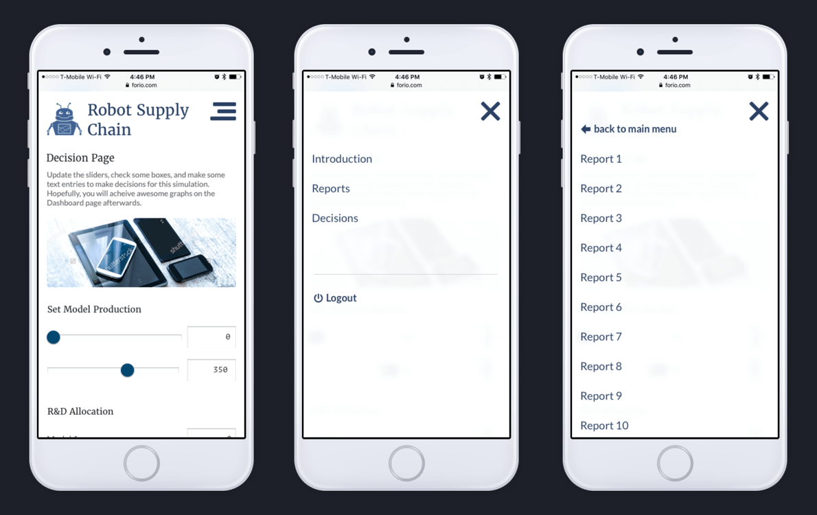 interface builder mobile concept