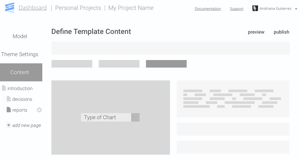 interface builder wireframe